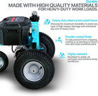 AlphaWorks Trailer Dolly Electric Power 2800LBS Max Trailer Weight, 450LBS Max Tongue Weight, DC 24V 800W 12V 7Ah Powered Heavy Duty Commercial Jack Lever 2" Ball Mount Included