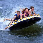 Rave Sports Mass Frantic 4 Rider Inflatable Float Towable Boat Tube (2 Pack)
