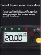 Digital Torque Wrench 1/2, 3/8, 1/4 Inch Drive 4 Units &amp; 2 Modes, Industrial Grade High Precision Torque Wrench