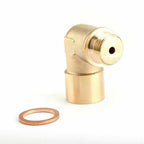 M18X1.5 02 Bung Extension O2 Oxygen Sensor Angled Extender Spacer 90 Degree Generic