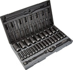 Grey Pneumatic 82629MD 1/2" Drive 6-Point Deep Length Metric Duo-Socket Set - 29 Piece