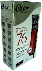 OSTER CLASSIC 76 Professional Hair Clipper 76076-010 -PLUS Universal 10 Comb Set