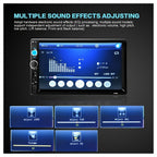 2 Din 7 Inch Car Stereo Touch Screen Multimedia MP5 Radio