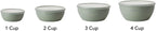 KitchenAid Prep Bowls with Lids, Set of 4, Pistachio
