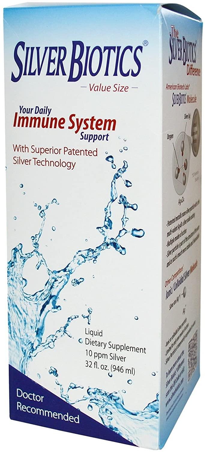 American Biotech Labs Silver Biotics Value Sz 32 Fz