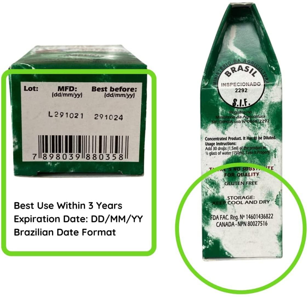 PON LEE Brazil Green Bee Propolis Liquid Extract NO Alcohol 30ML 25 Pack