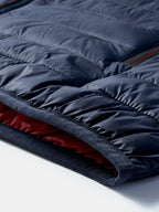 mens zip front quilted solid basic padded puffer jackets with pocket