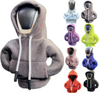 Car Shift Knob Hoodie, Funny Gear Shift Knob Shirt Sweater, Winter Warm Shift Knob Cover Sweater Shirt, Automotive Interior Novelty Accessories Decorations, Universal Fit Knob Cover Gift (Grey)