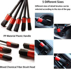 26Pcs Car Detailing Brush Set, Car Detailing Kit, Car Drill Brush/Wheel Brushes/Air Vent Brush/Buffing SponPads Kit/Washing Mitt/Cleaning Cloth