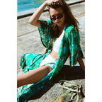 bohemian floral maxi dress