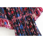 bohemian floral maxi dress