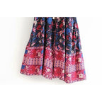 bohemian floral maxi dress