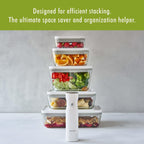 ZWILLING Fresh & Save Medium Glass Airtight Food Storage Container, Meal Prep Container, Food Saver