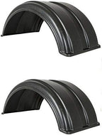 Qty. 2, Buyers Products 8590017-x2 Polymer Fenders (mounting Brackets Sold Separately). Fits Trucks with 16" to 17" Dual Rear Wheels.