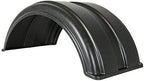 Qty. 2, Buyers Products 8590017-x2 Polymer Fenders (mounting Brackets Sold Separately). Fits Trucks with 16" to 17" Dual Rear Wheels.