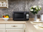 Hamilton Beach 0.7 Cu. Ft. Child-Safe Lockout Feature Black Microwave Oven New