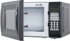 Hamilton Beach 0.7 Cu. Ft. Child-Safe Lockout Feature Black Microwave Oven New