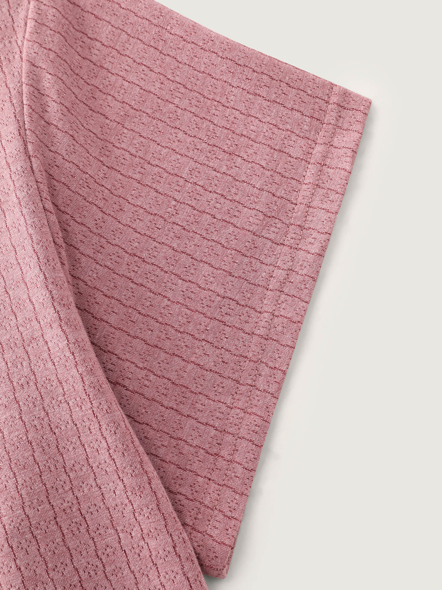 Supersoft Ribbed Plain Two-Piece Lounge Set