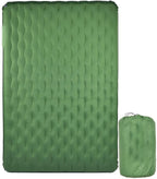 Cffdoi Camping Double Inflatable Mattress Outdoor Sleeping Pad Bed Ultralight Folding Tent Travel Cushion Beach Air Mat.