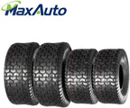MaxAuto Lawn Mower Turf Tires 15x6-6 Front & 20x8-8 Rear 4PR(2 Front Tires+2 Rear Tires)