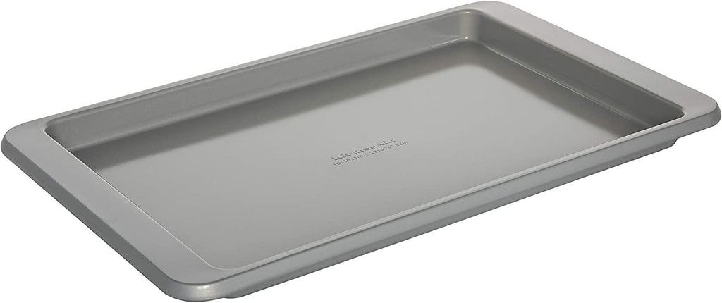 KitchenAid Nonstick Aluminized Steel Baking Sheet, 10x15-Inch, Silver