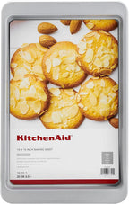 KitchenAid Nonstick Aluminized Steel Baking Sheet, 10x15-Inch, Silver