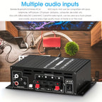 High Quality 1 Set 800W 2 Channel BT Mini HIFI Power Amplifier Audio Stereo Amp Home Car FM