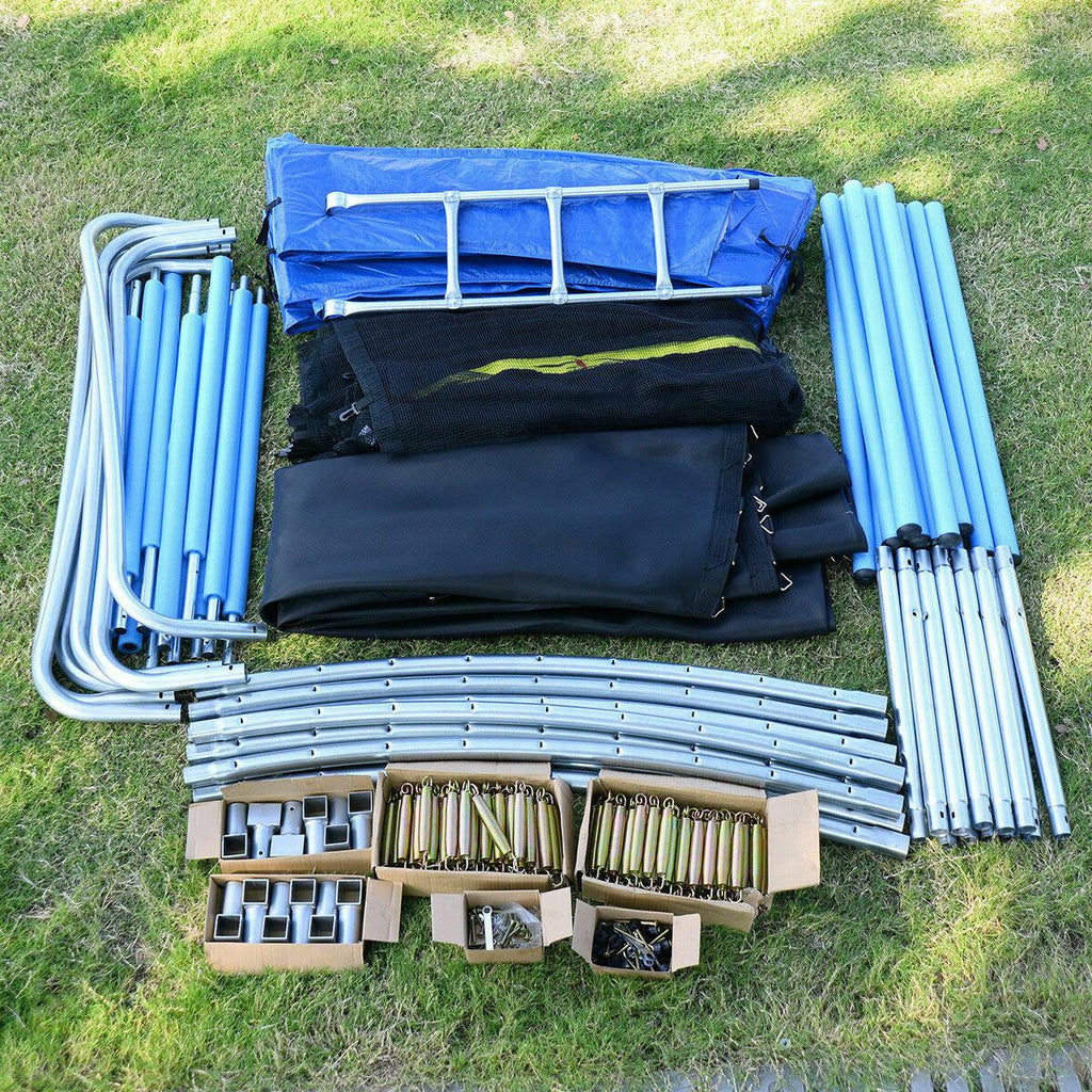 Gymax 16' Trampoline Combo Bounce Jump Safety Enclosure Net