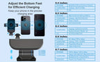Wireless Car Charger, 15W Qi Fast Charging Auto Clamping Car Charger Phone Mount, Dashboard Air Vent Phone Holder, For  14/13/12/11/X, For Samsung For Galaxy S22+/S21/S10/Note 20