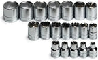 SK 3919 19 Piece 3/8-Inch Drive 6 Point 6-Millimeter to 24-Millimeter Socket Set