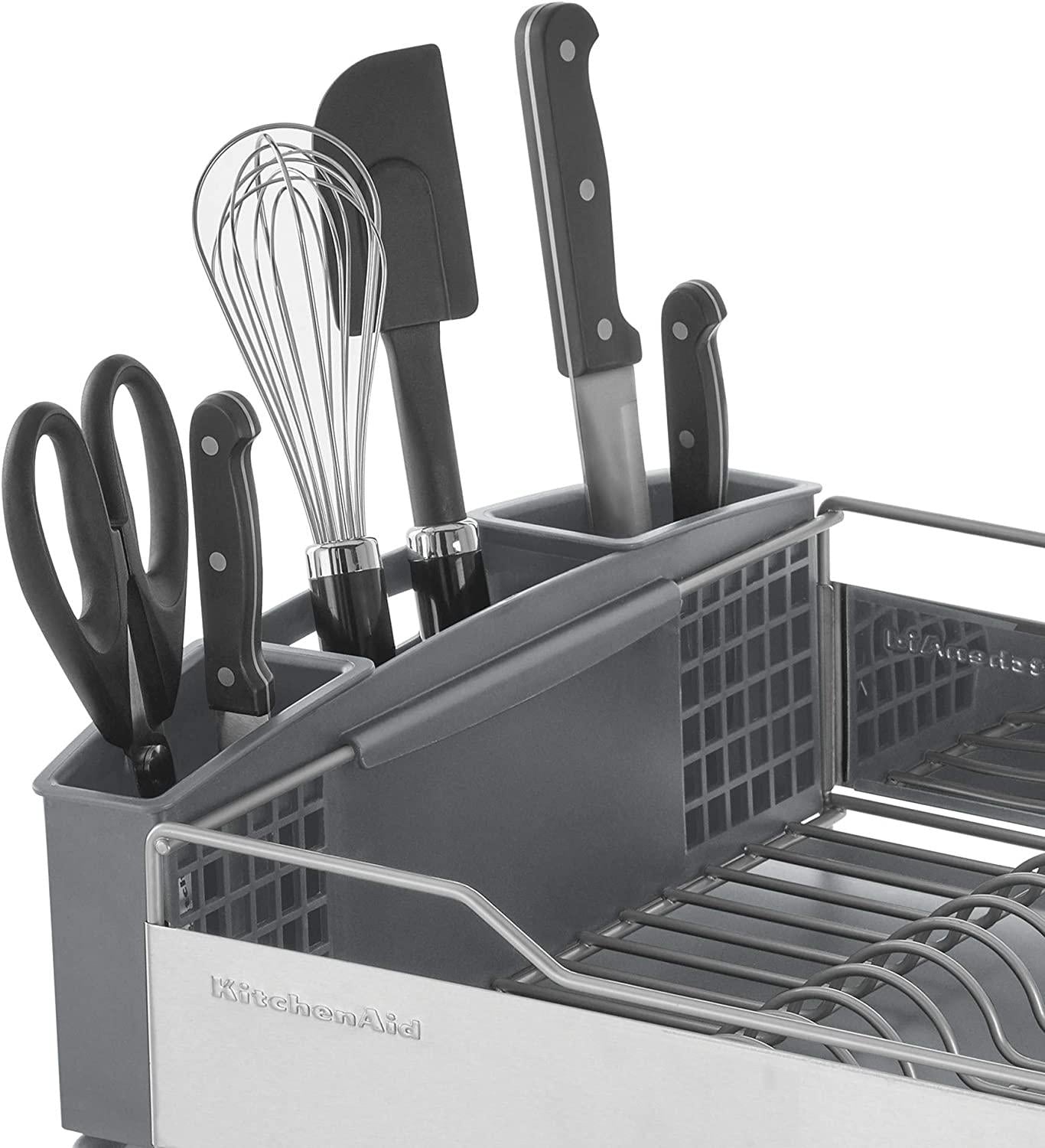 KitchenAid Full Size Dish Rack, Light Grey