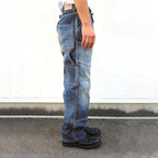 1920-1930s indigo wabash striped retro pants