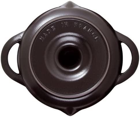 Staub Cast Iron 9.5-inch Vertical Chicken Roaster - Matte Black, Made in France