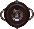 Staub Cast Iron 9.5-inch Vertical Chicken Roaster - Matte Black, Made in France