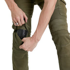 men's double zipper motorcycle racing anti-drop riding pants