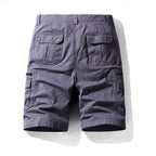 men's multi-pocket cotton zipper athleisure pants