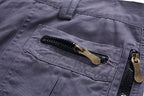men's multi-pocket cotton zipper athleisure pants