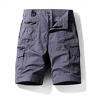 men's multi-pocket cotton zipper athleisure pants