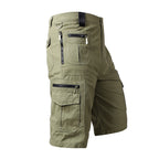 men's multi-pocket cotton zipper athleisure pants