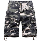 men's outdoor sports camo cargo shorts