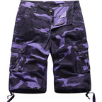 men's outdoor sports camo cargo shorts