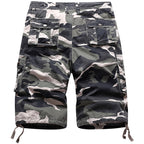 men's outdoor sports camo cargo shorts