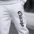 chicago print sweatpants