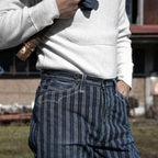 1910 style striped work pants