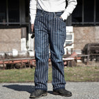 1910 style striped work pants