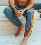 men's colorful decorative casual surf trousers