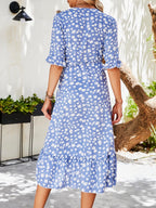 Chiffon Printed Beach Dress