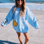 Vintage Long-sleeved Printed Sweatshirt
