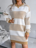 Striped Casual Loosen Knit Dress