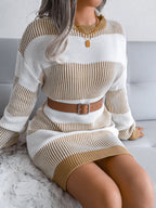 Striped Casual Loosen Knit Dress